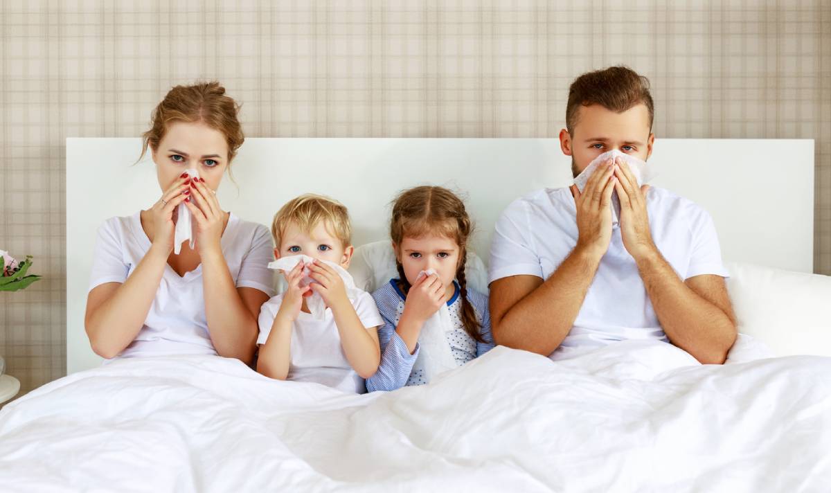 Family with allergies getting worse over time.