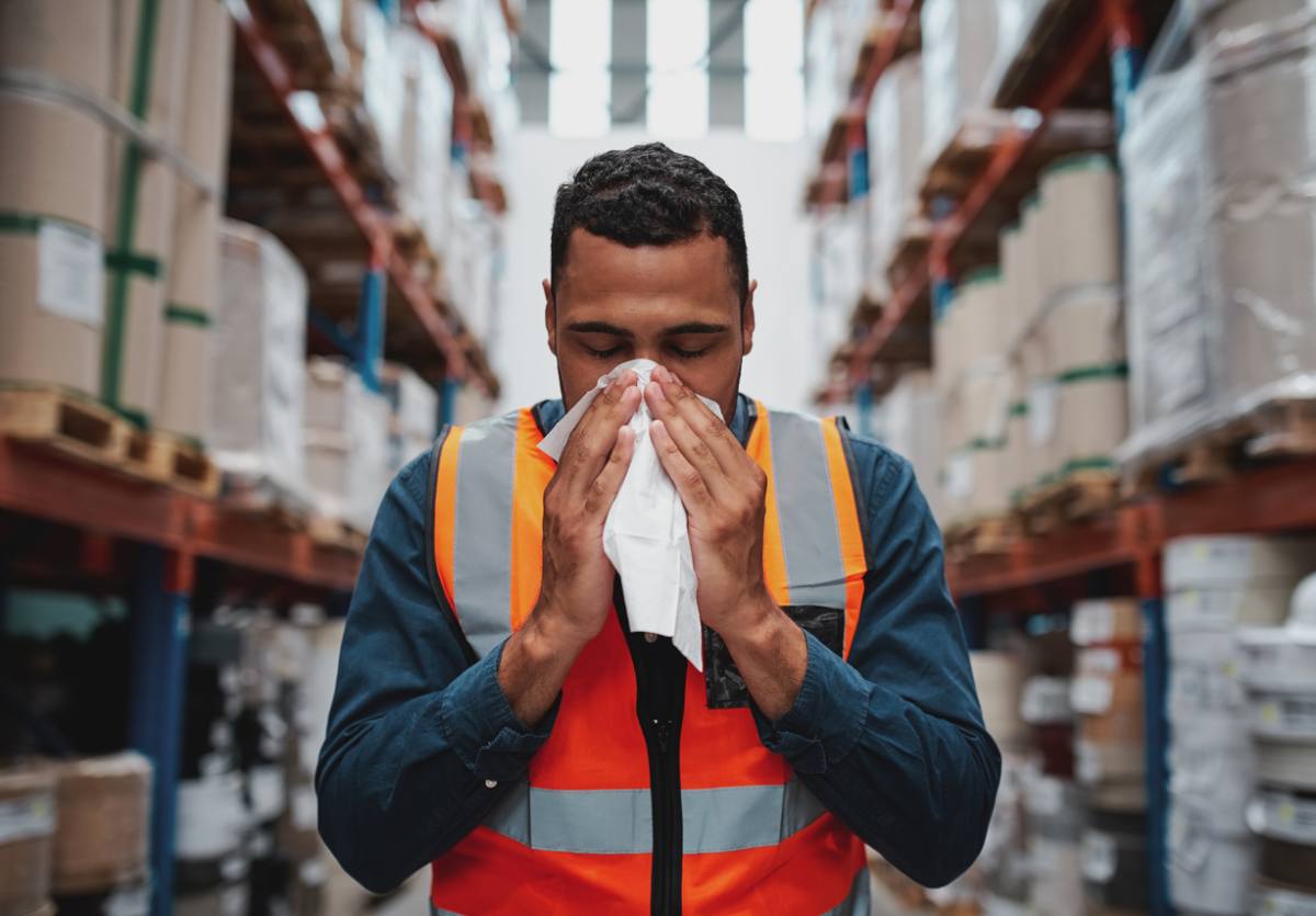 How to stop sneezing at work.